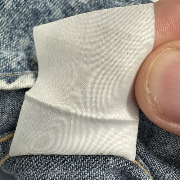 Vintage Edwin Denim Shirt Mens Large Acid Wash Blue Western Button Up Japan 90s - Picture 9 of 11